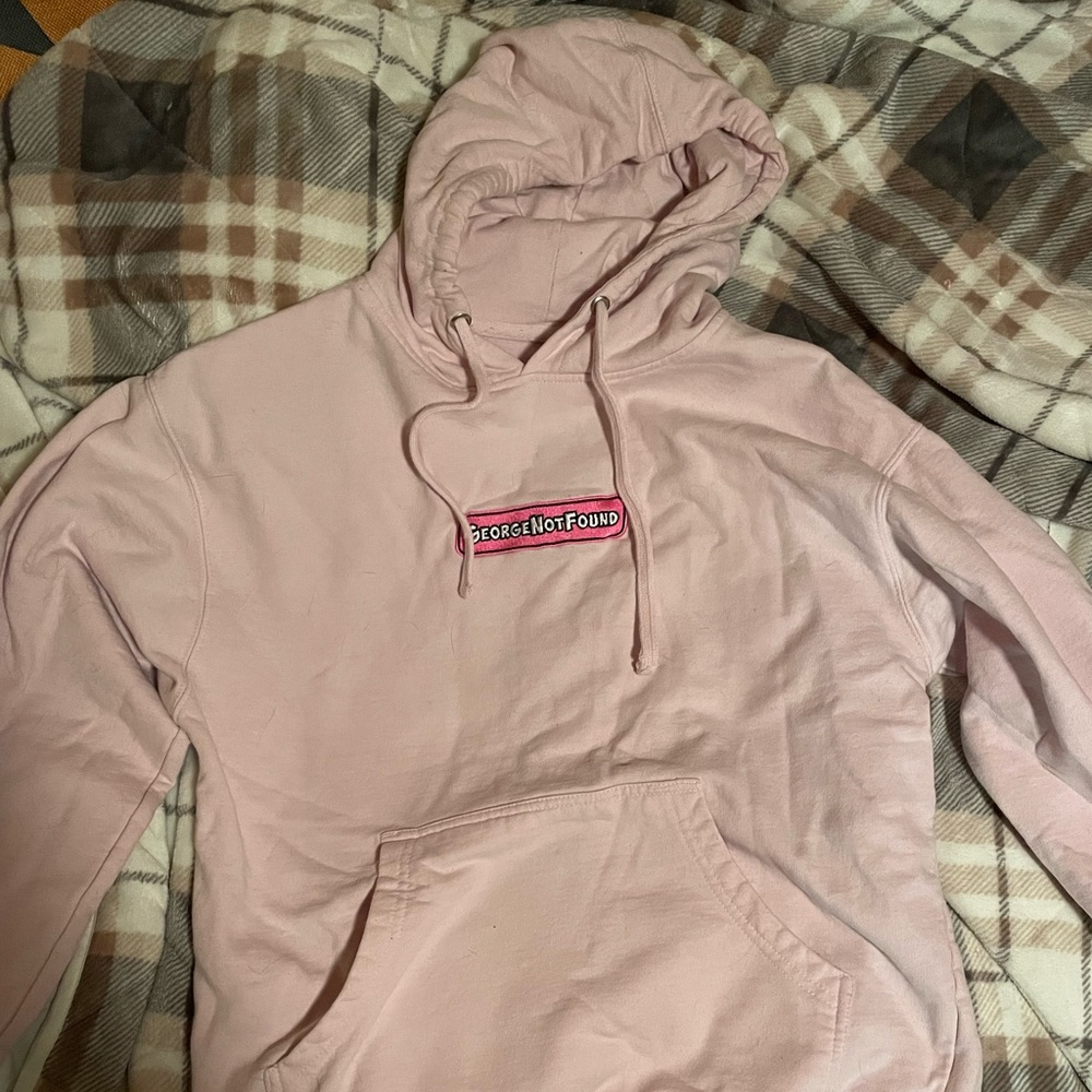 Georgenotfound Pink Valentine’s Day Hoodie Medium (dsmp / mcyt)